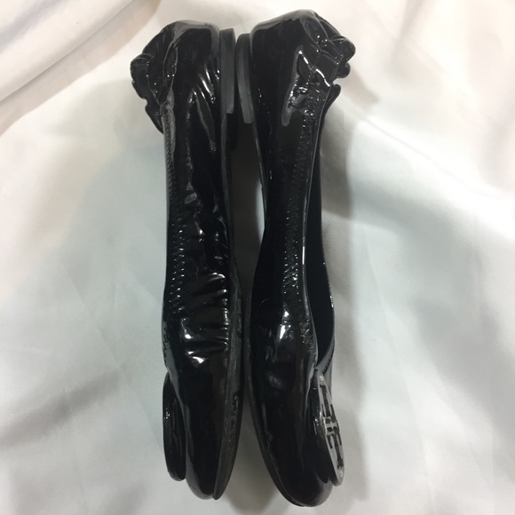 Tory Burch Reva Flats Patent Leather Sz 7.5 - Picture 3 of 5